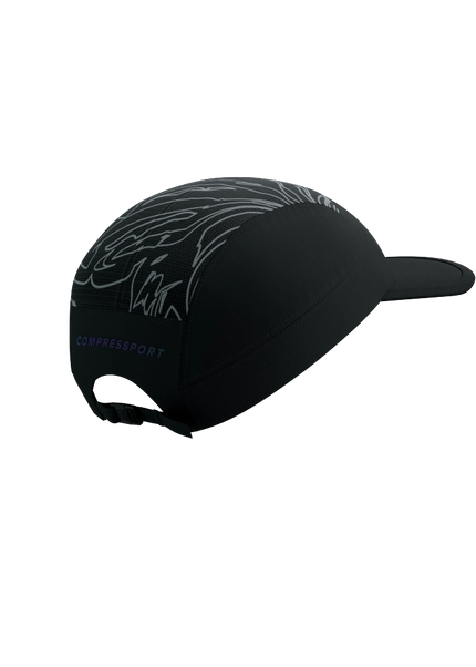 Compressport | 5 Panel Light Cap | Black / Aurora