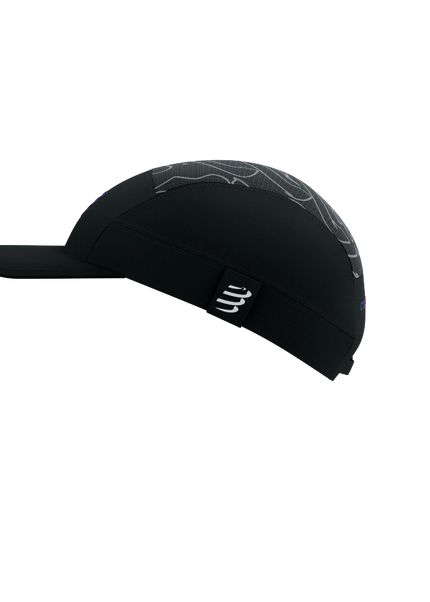 Compressport | 5 Panel Light Cap | Black / Aurora