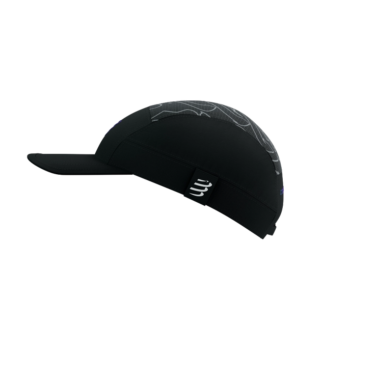 Compressport | 5 Panel Light Cap | Black / Aurora