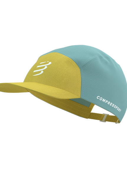 Compressport | 5 Panel Light Cap | Lemon / Ether