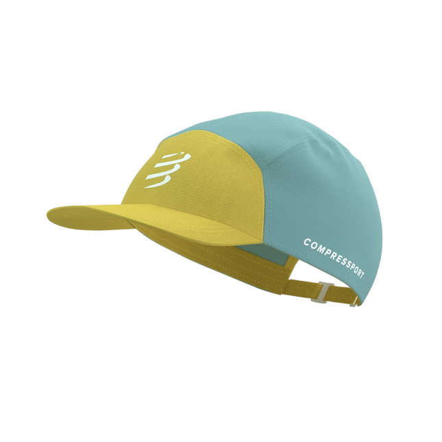 Compressport | 5 Panel Light Cap | Lemon / Ether
