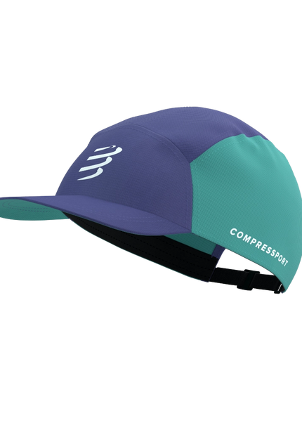 Compressport | 5 Panel Light Cap | Orient Blue / Pool Blue