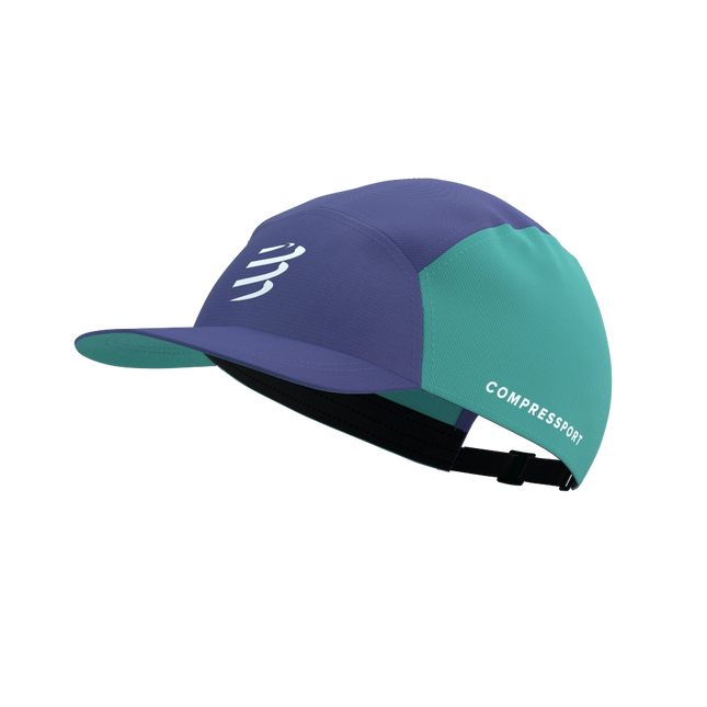 Compressport | 5 Panel Light Cap | Orient Blue / Pool Blue