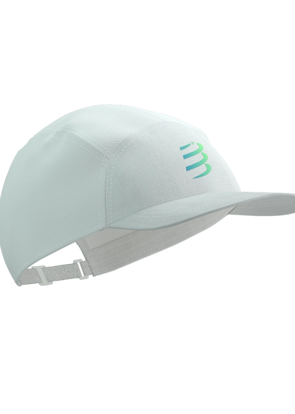 Compressport | 5 Panel Light Cap | Star White / Blue / Green