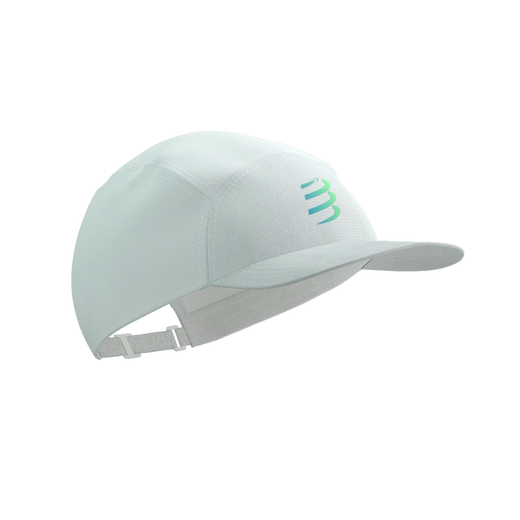 Compressport | 5 Panel Light Cap | Star White / Blue / Green