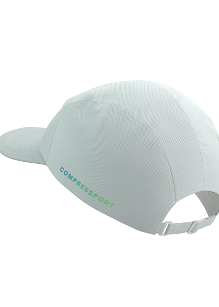 Compressport | 5 Panel Light Cap | Star White / Blue / Green