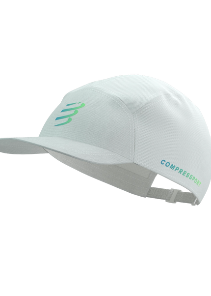 Compressport | 5 Panel Light Cap | Star White / Blue / Green
