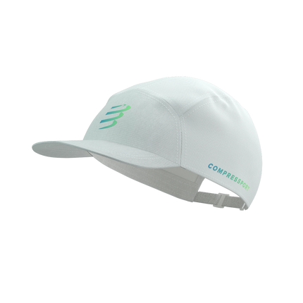 Compressport | 5 Panel Light Cap | Star White / Blue / Green