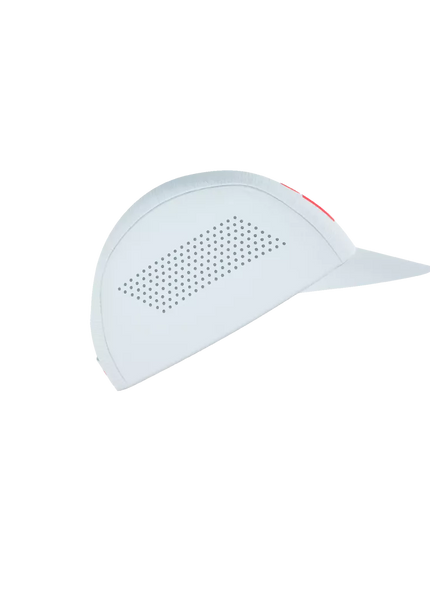 Compressport | Pro Racing Cap | IRONMAN 2026 | White / Neon Red