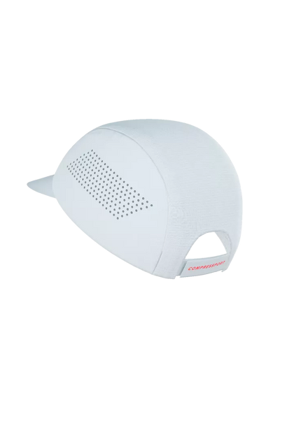 Compressport | Pro Racing Cap | IRONMAN 2026 | White / Neon Red