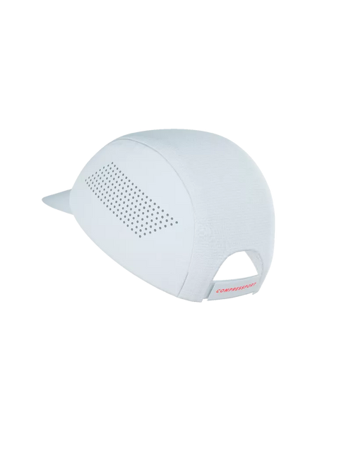 Compressport | Pro Racing Cap | IRONMAN 2026 | White / Neon Red