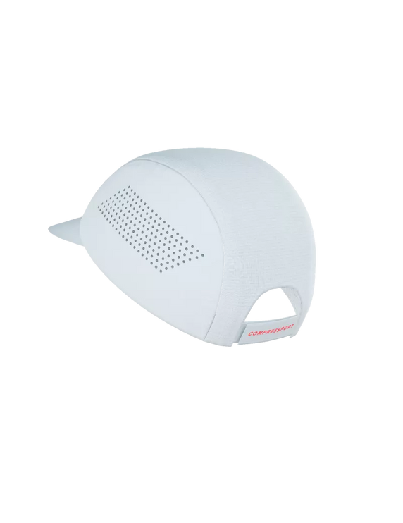 Compressport | Pro Racing Cap | IRONMAN 2026 | White / Neon Red