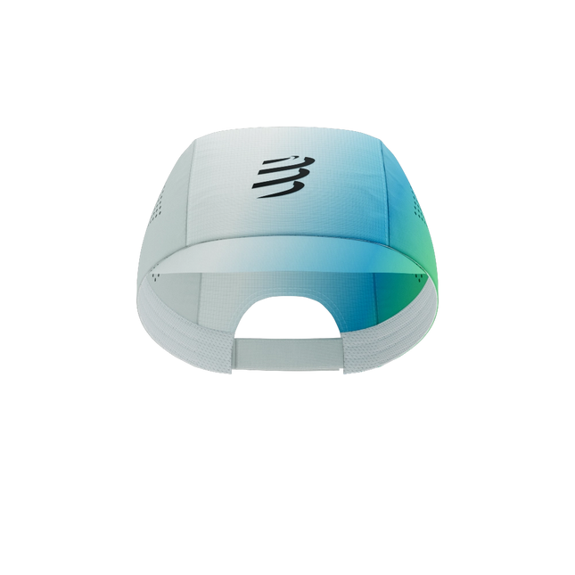 Compressport | Pro Racing Cap | White / Blue / Green