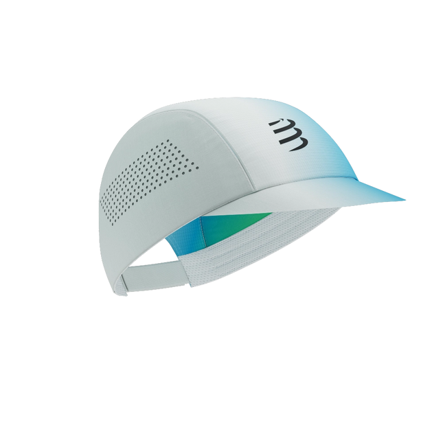 Compressport | Pro Racing Cap | White / Blue / Green