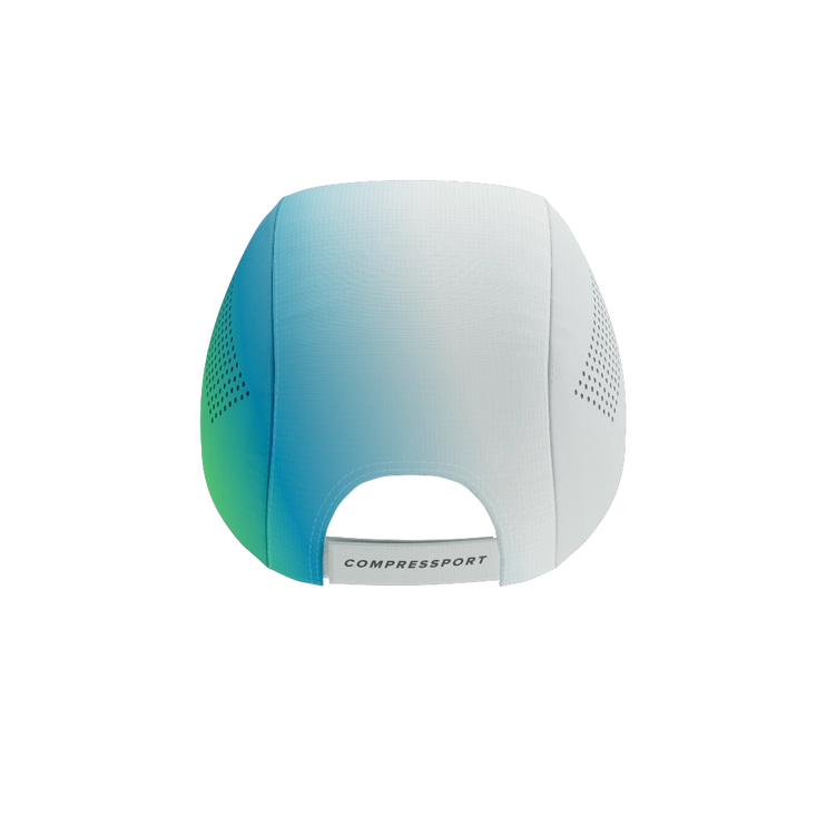 Compressport | Pro Racing Cap | White / Blue / Green