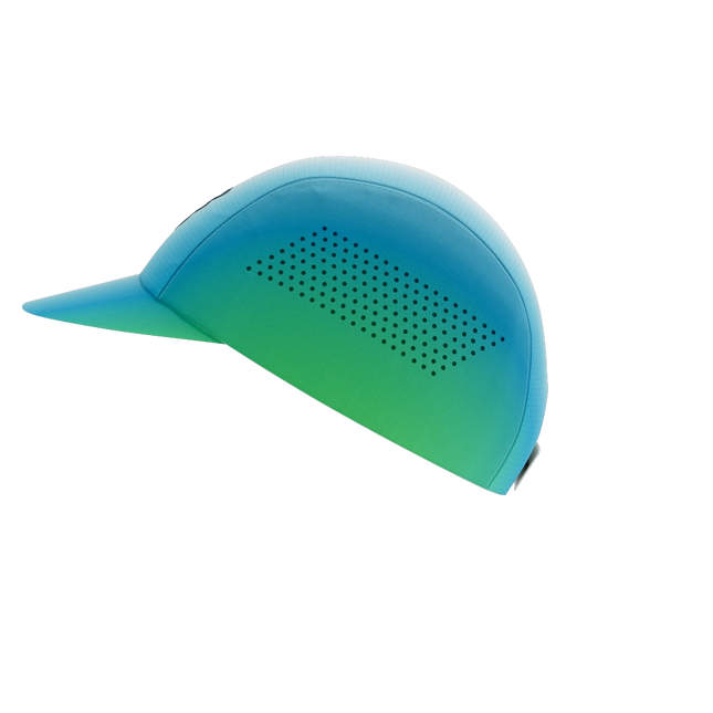 Compressport | Pro Racing Cap | White / Blue / Green