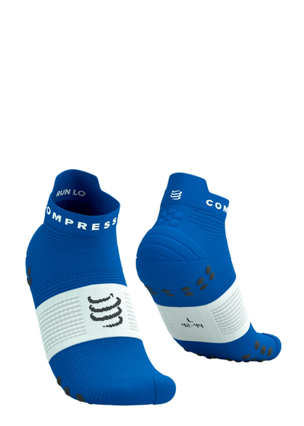 Compressport | Pro Racing Socks V4 | Run Low | Princess Blue / White