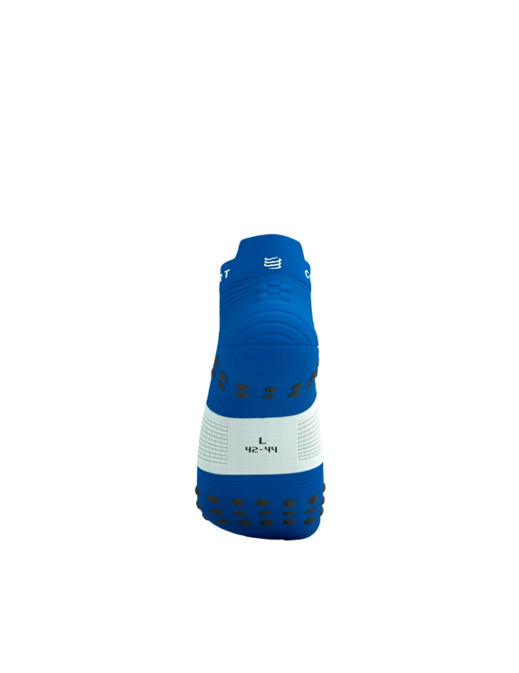 Compressport | Pro Racing Socks V4 | Run Low | Princess Blue / White