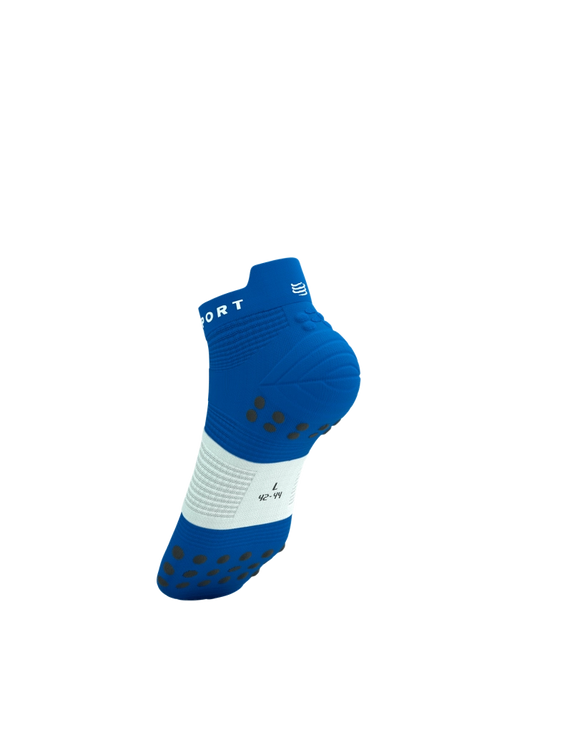 Compressport | Pro Racing Socks V4 | Run Low | Princess Blue / White