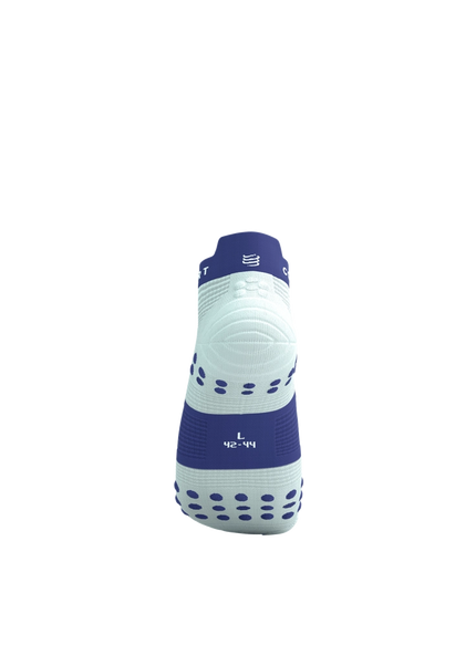Compressport | Pro Racing Socks V4 | Run Low | Star White / Orient Blue