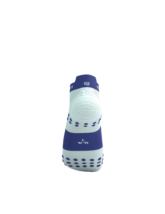 Compressport | Pro Racing Socks V4 | Run Low | Star White / Orient Blue