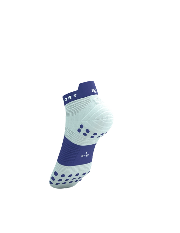 Compressport | Pro Racing Socks V4 | Run Low | Star White / Orient Blue