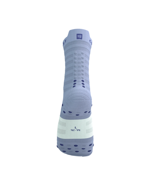 Compressport | Pro Racing Socken V4 | Ultraleicht | Run High | Lavendel / Weiß
