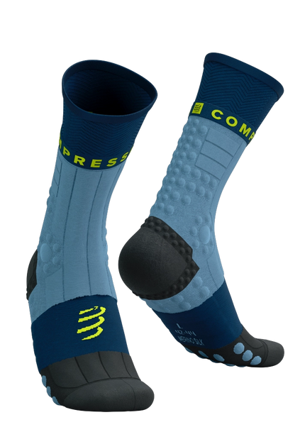 Compressport | Pro Racing Socks Winter Trail | Denim / Poseidon