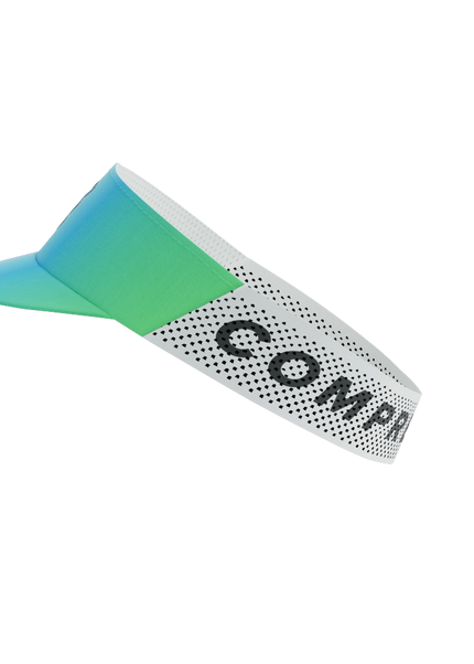 Compressport | Pro Racing Visor | White / Blue / Green