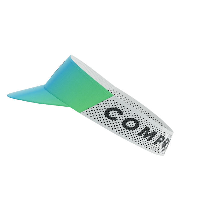 Compressport | Pro Racing Visor | White / Blue / Green