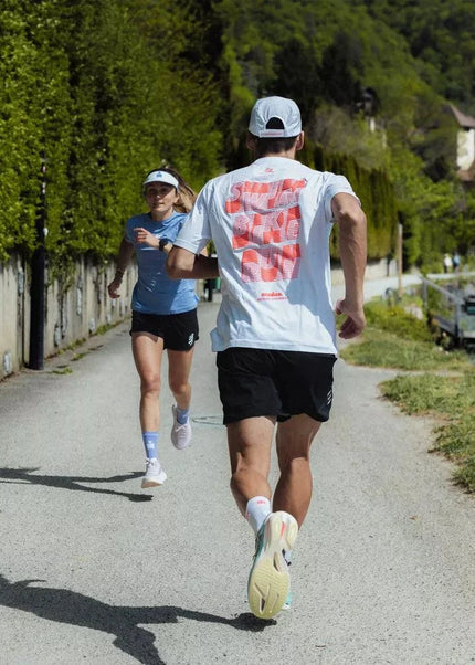 Compressport | Training SS T-Shirt | Men's | IRONMAN 2026 | White / Neon Red