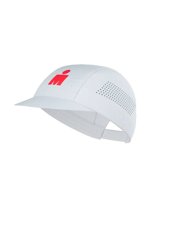 Compressport | Pro Racing Cap | IRONMAN 2026 | White / Neon Red