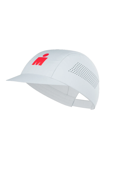 Compressport | Pro Racing Cap | IRONMAN 2026 | White / Neon Red