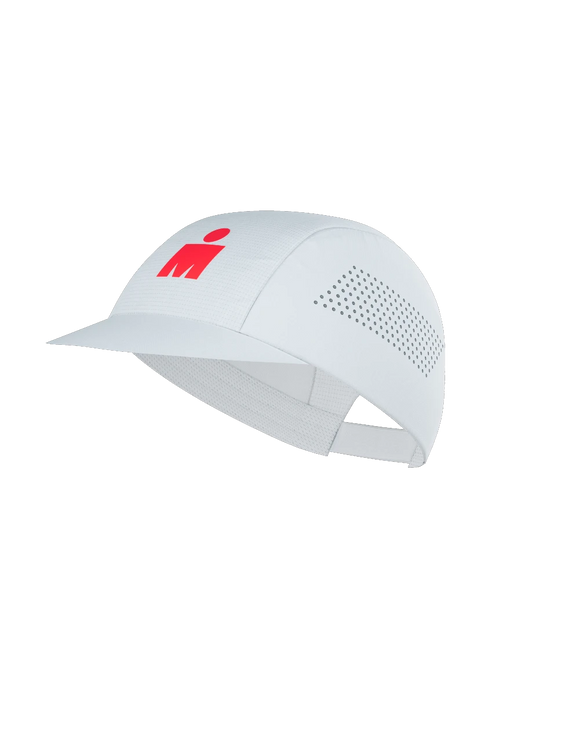 Compressport | Pro Racing Cap | IRONMAN 2026 | White / Neon Red