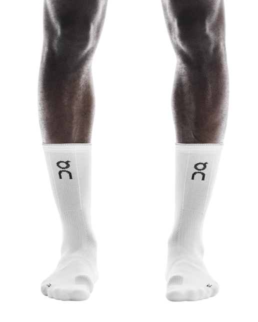 ON | Performance Run Sock High | Weiß / Glacier