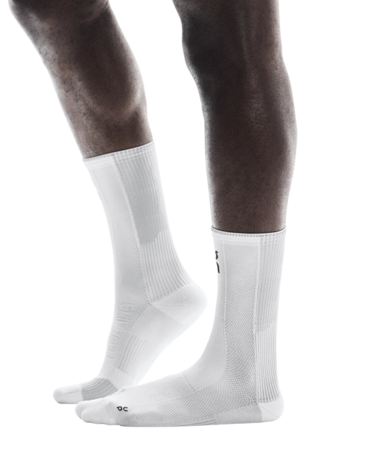ON | Performance Run Sock High | Weiß / Glacier