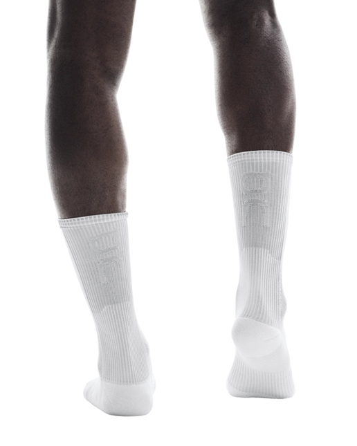ON | Performance Run Sock High | Weiß / Glacier