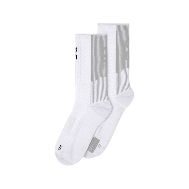 ON | Performance Run Sock High | Weiß / Glacier