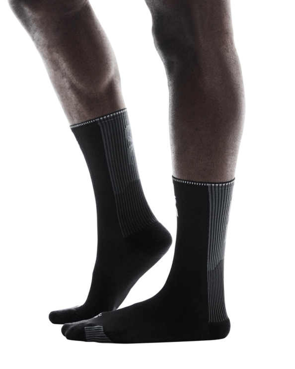 ON | Performance Run Sock High | Black / Eclipse
