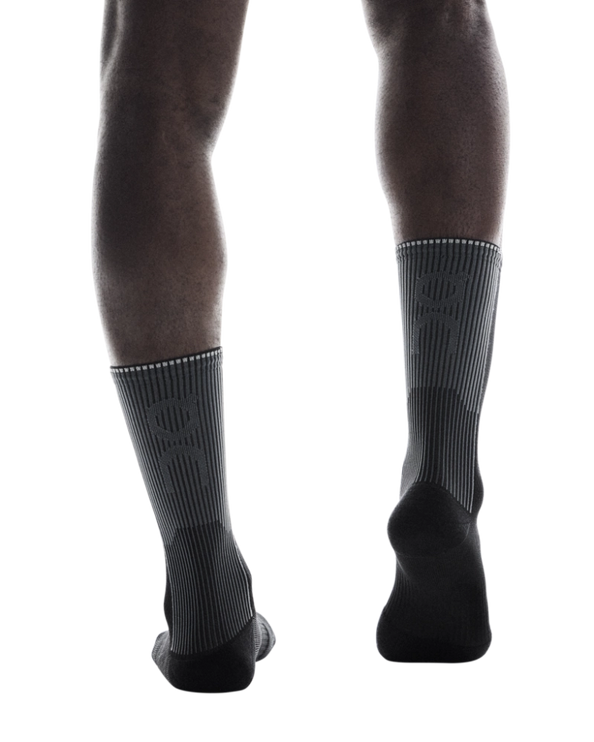 ON | Performance Run Sock High | Black / Eclipse