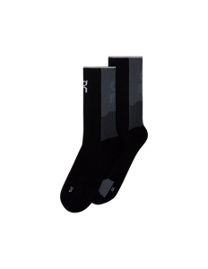 ON | Performance Run Sock High | Black / Eclipse