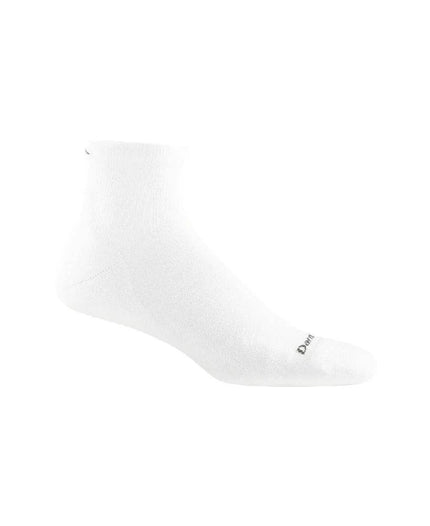 Darn Tough | Run Sock 1/4 Lightweight Cushion | Heren | White