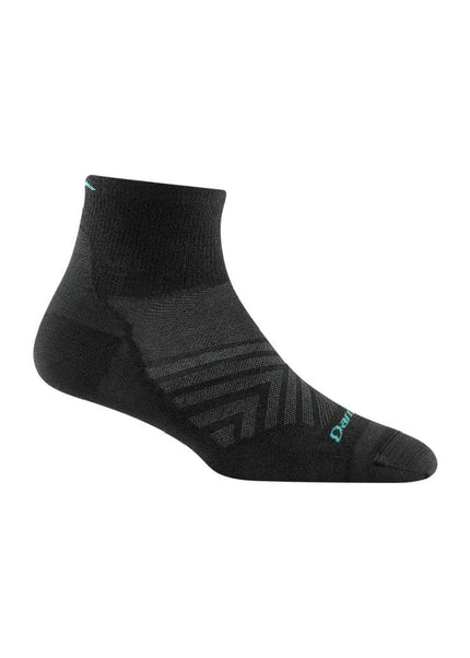 Darn Tough | Run Sock 1/4 Lightweight | Dames | Black