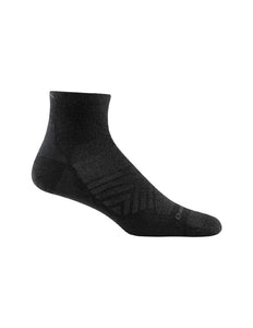 Darn Tough | Run Sock 1/4 Lightweight | Heren | Black