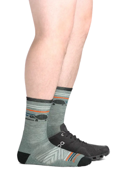 Darn Tough | Run Sock Pacer Lightweight Cushion | Heren | Seafoam