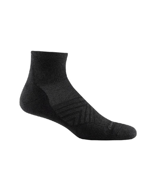 Darn Tough | Run Socke 1/4 Lightweight Cushion | Männer | Schwarz