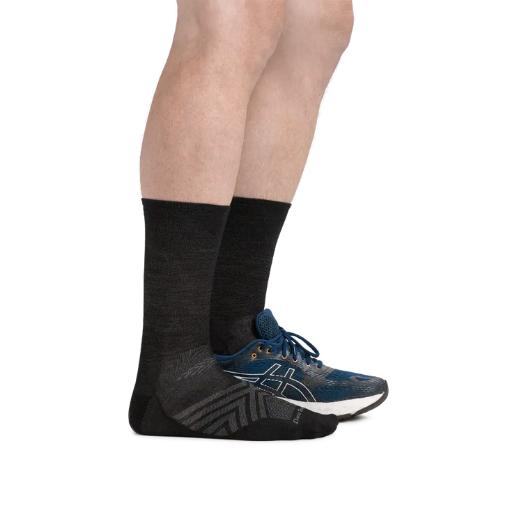 Darn Tough | Run Sock Micro Crew Ultra-Lightweight | Heren | Black