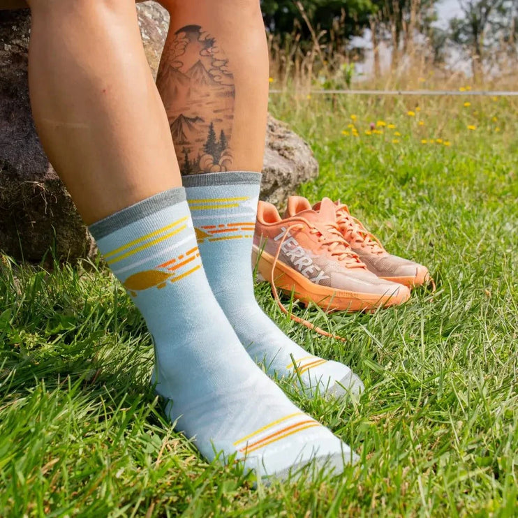 Darn Tough | Run Sock Pacer Lightweight Cushion | Dames | Glacier