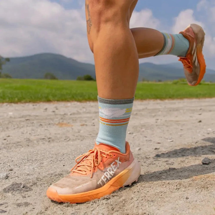 Darn Tough | Run Sock Pacer Lightweight Cushion | Dames | Glacier