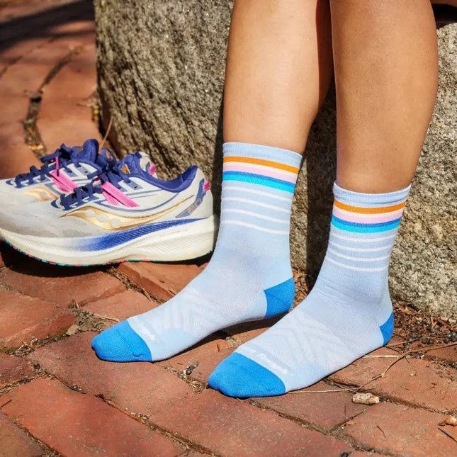 Darn Tough | Run Socke Stride Lightweight | Damen | Himmel
